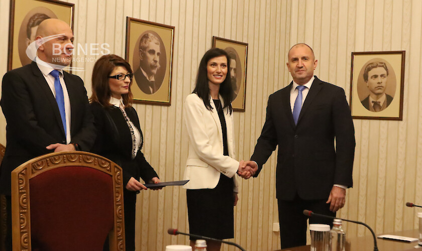 Radev handed the mandate to Gabriel