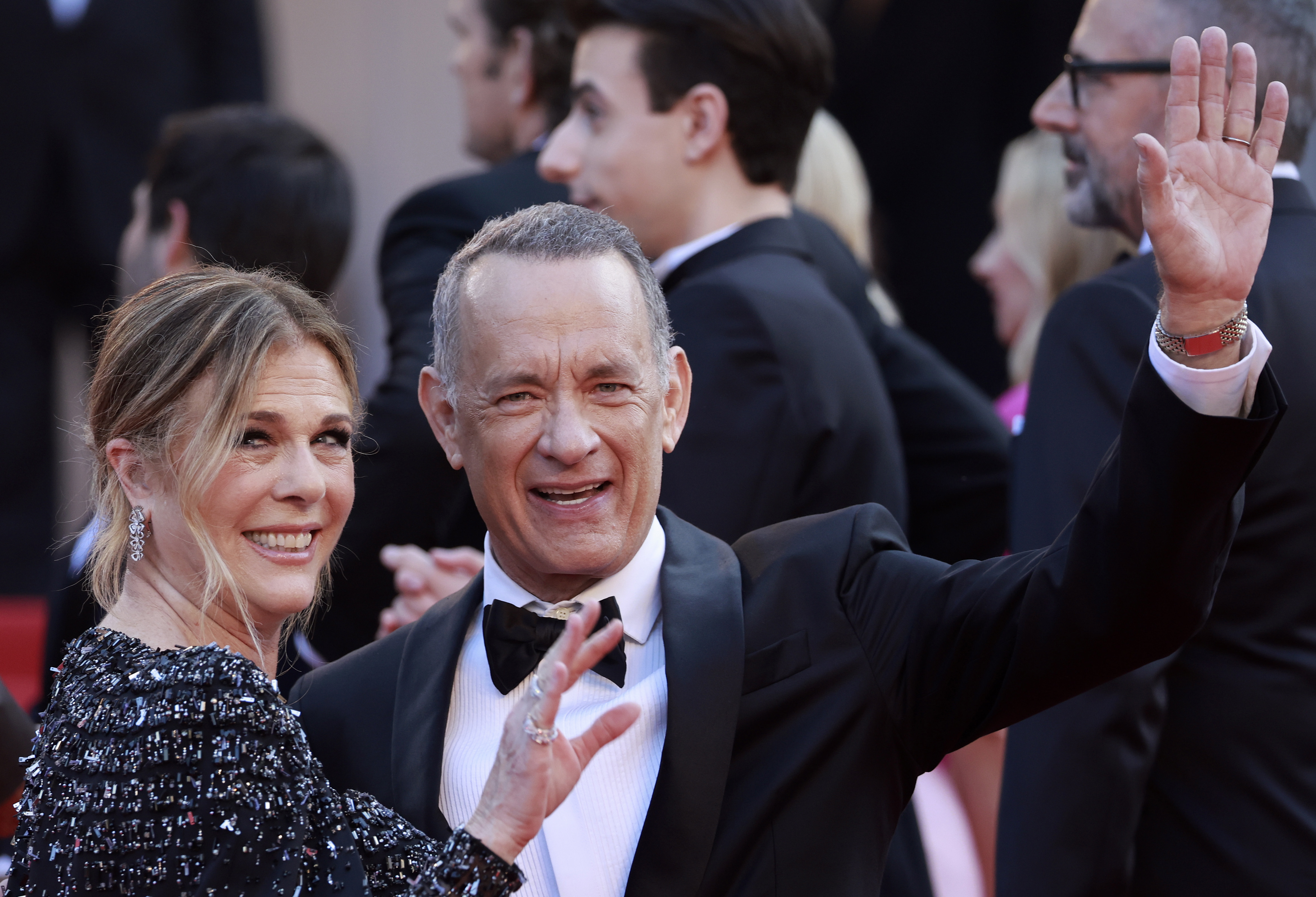 Tom Hanks sang and danced at the U2 concert in Las Vegas
