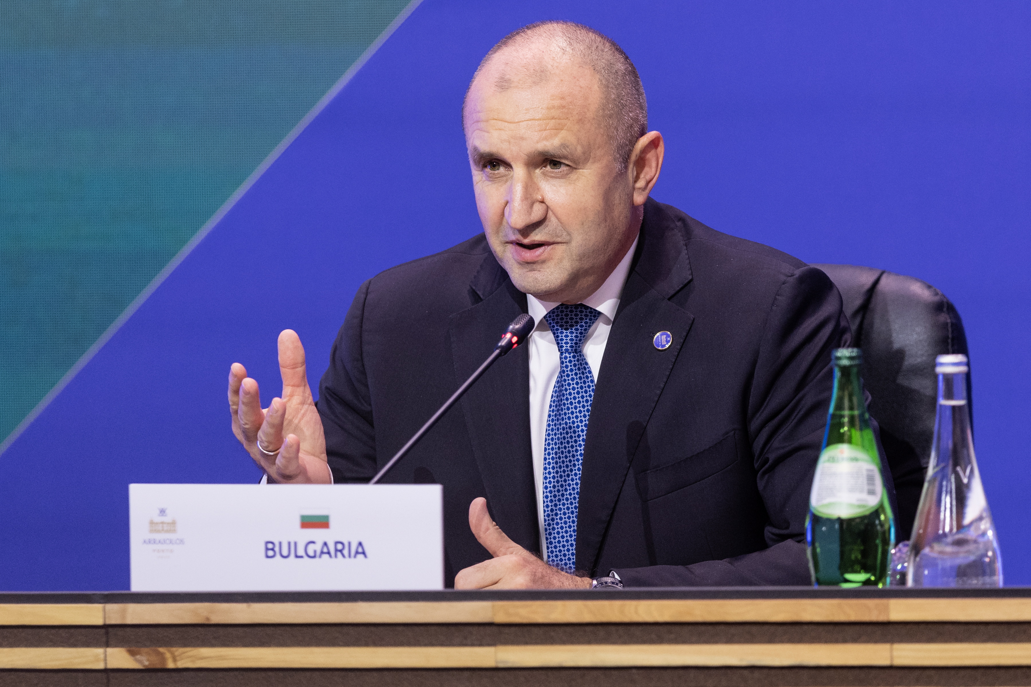 Bulgarian President Rumen Radev vetoed the delivery of armoured vehicles to Ukraine