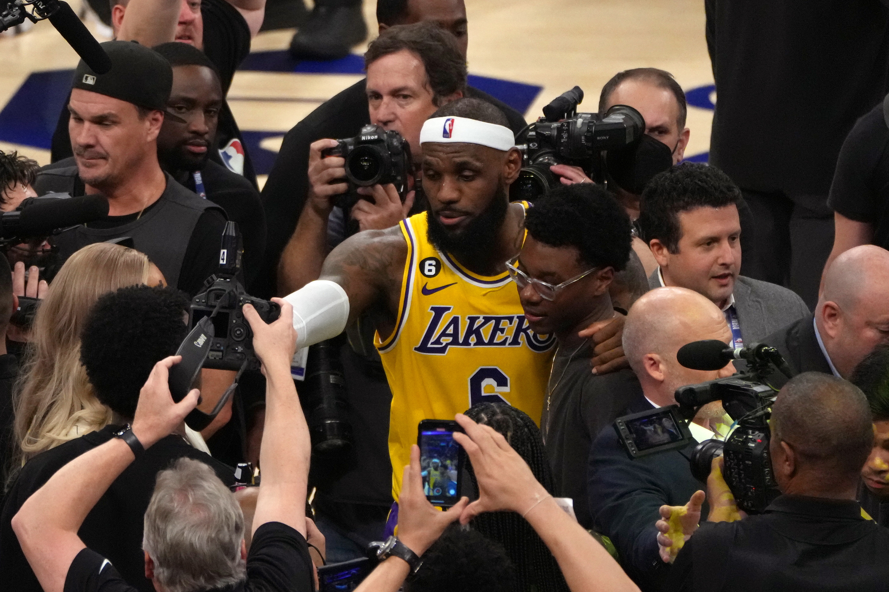 LeBron James' son played his first game since cardiac arrest