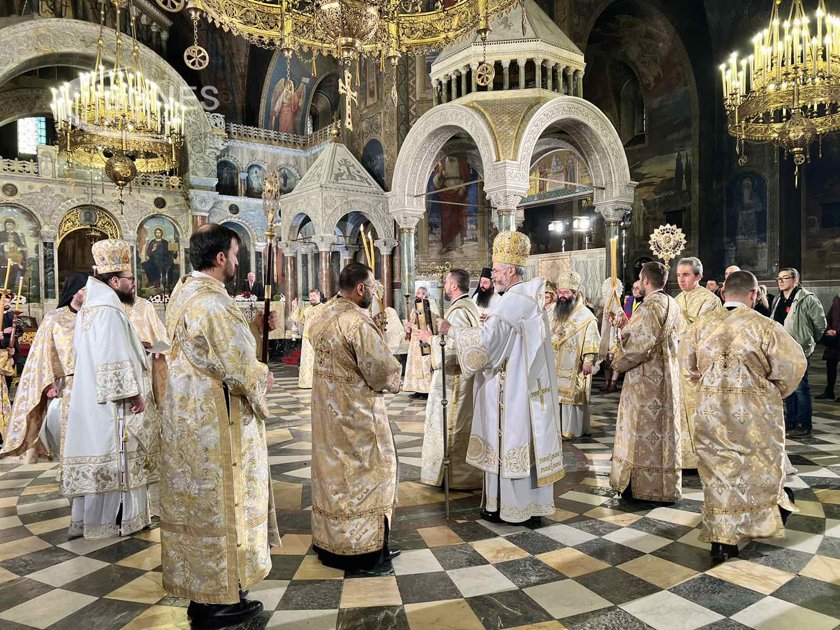 Festive St. Basil Liturgy in the Patriarchal Cathedral "St. Al. Nevsky" in the Bulgarian capital