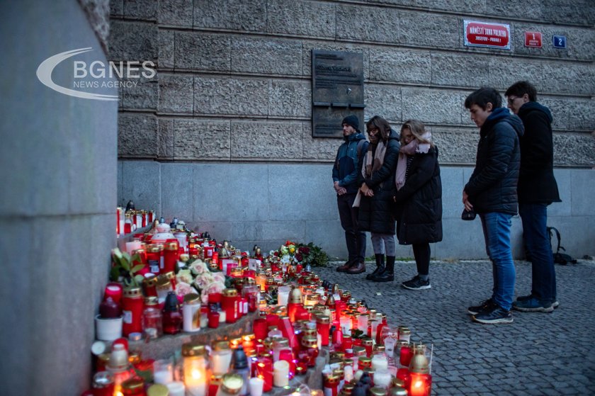 The shooter from Prague also killed a father with his two-month-old baby