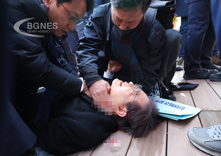 South Korean opposition leader stabbed