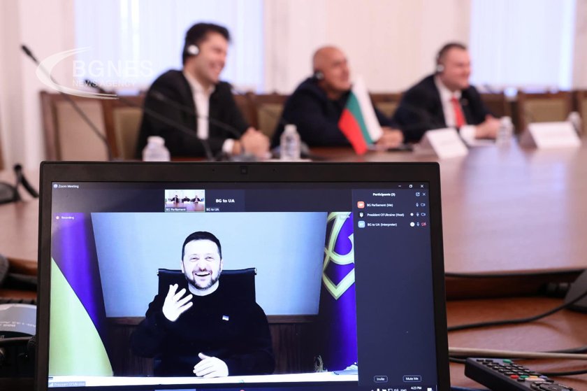 Zelensky thanked Borisov, Peevski and Petkov for their support for Ukraine