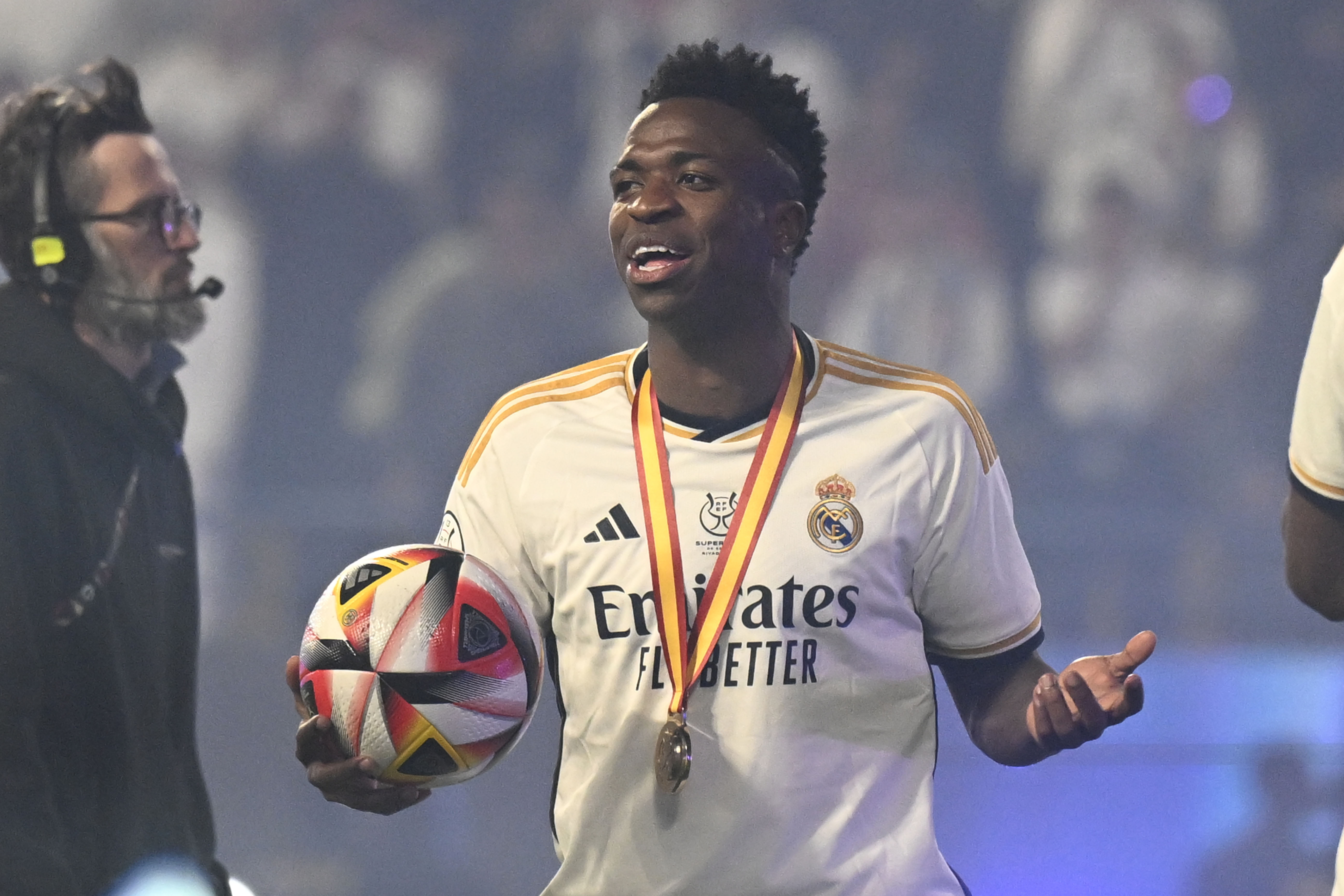 Vinicius' hat-trick leads Real Madrid to the Spanish Super Cup