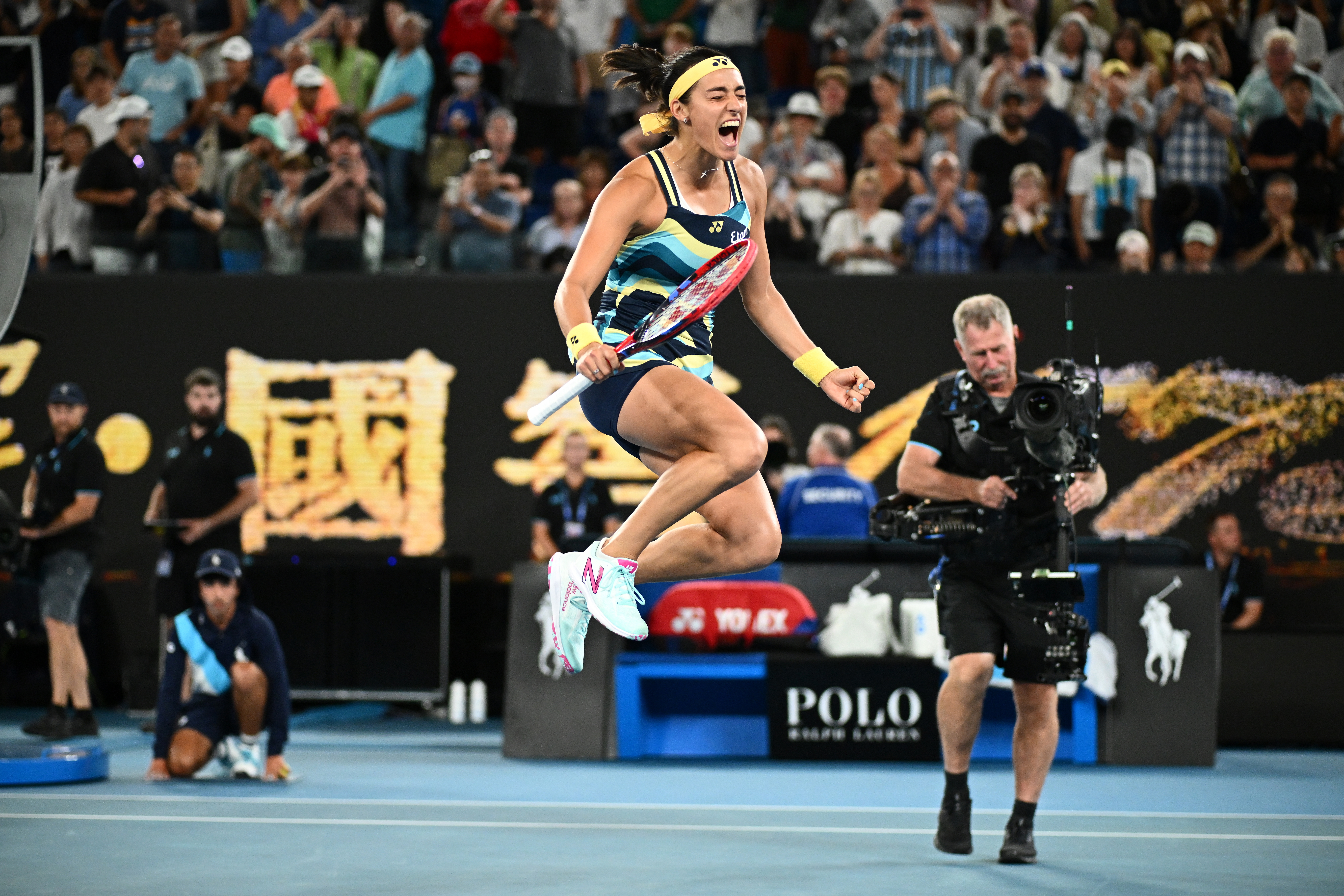 Garcia stops Osaka in the first round of the Australian Open