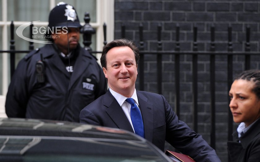 David Cameron arrives in Bulgaria on a state visit