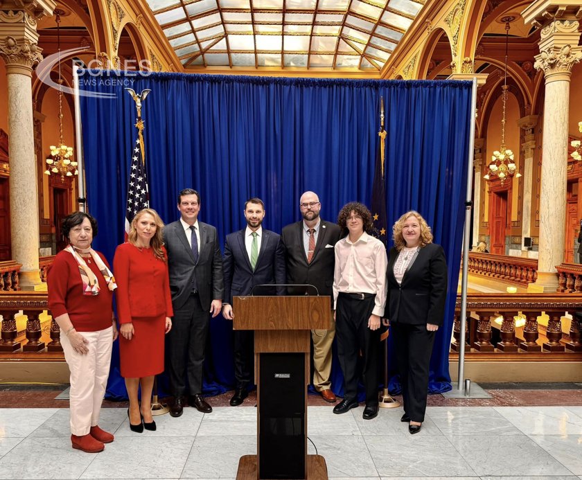 A Bulgarian delegation made a first-ever visit to the Indiana Congress