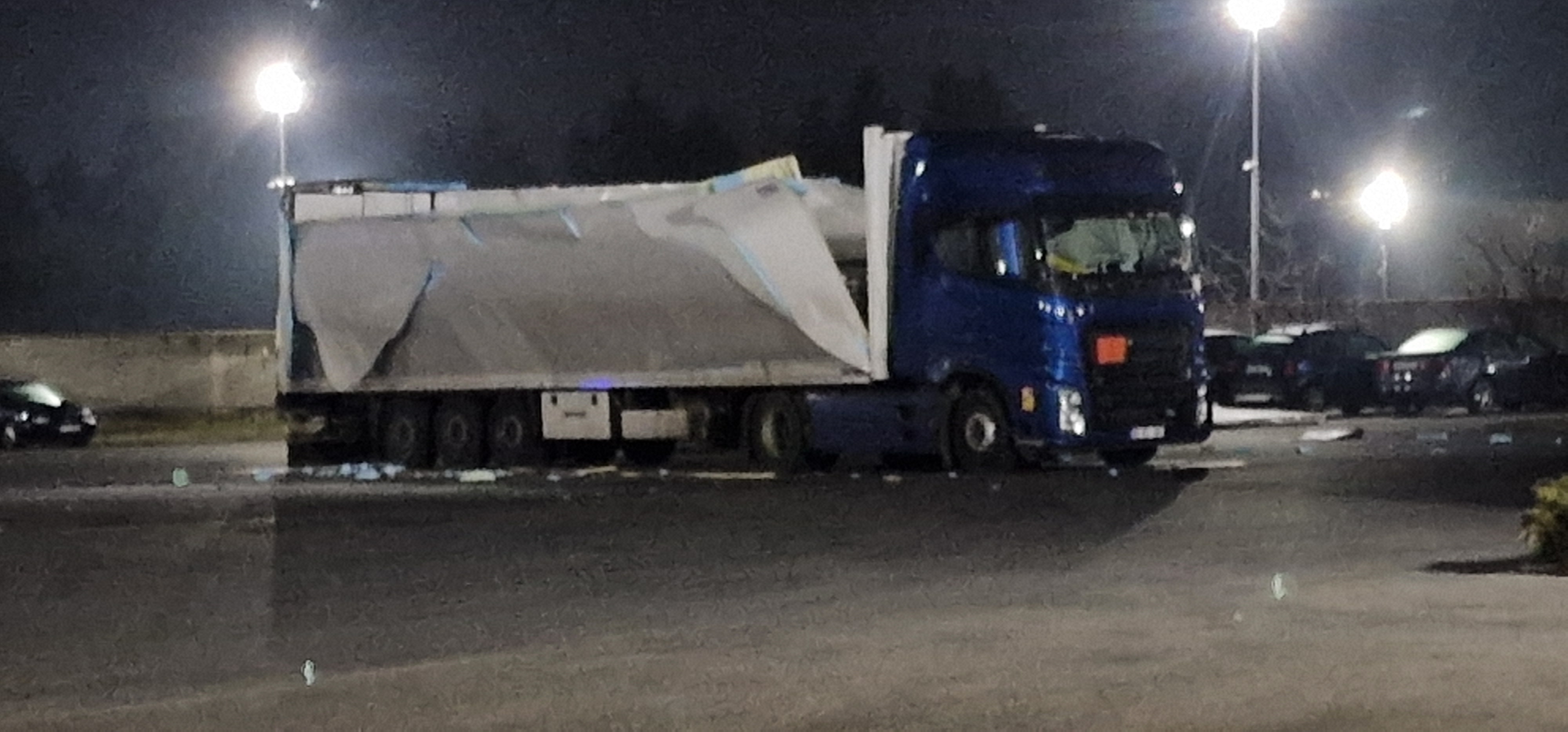 A truck exploded at the customs in the Bulgarian town of Kazanlak