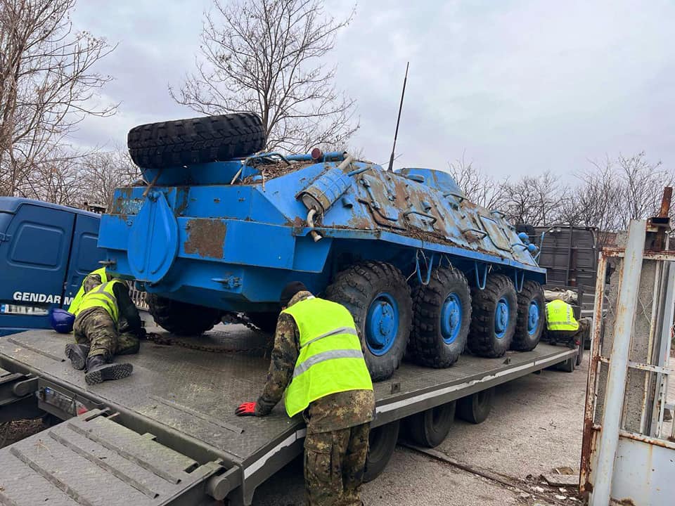 Bulgarian APCs headed to Ukraine