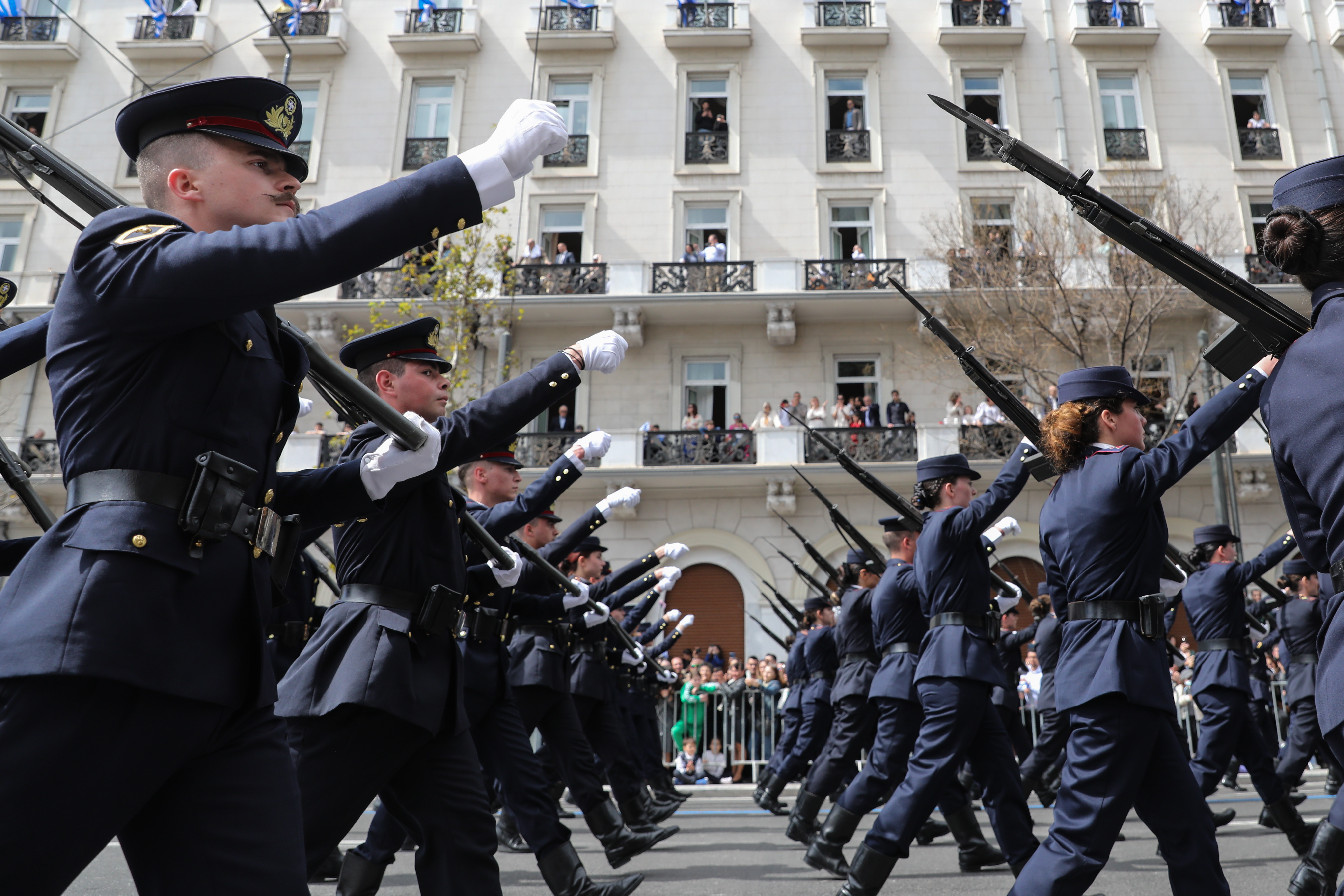 Greece marked the 203rd anniversary of the War of Independence with a spectacular military parade