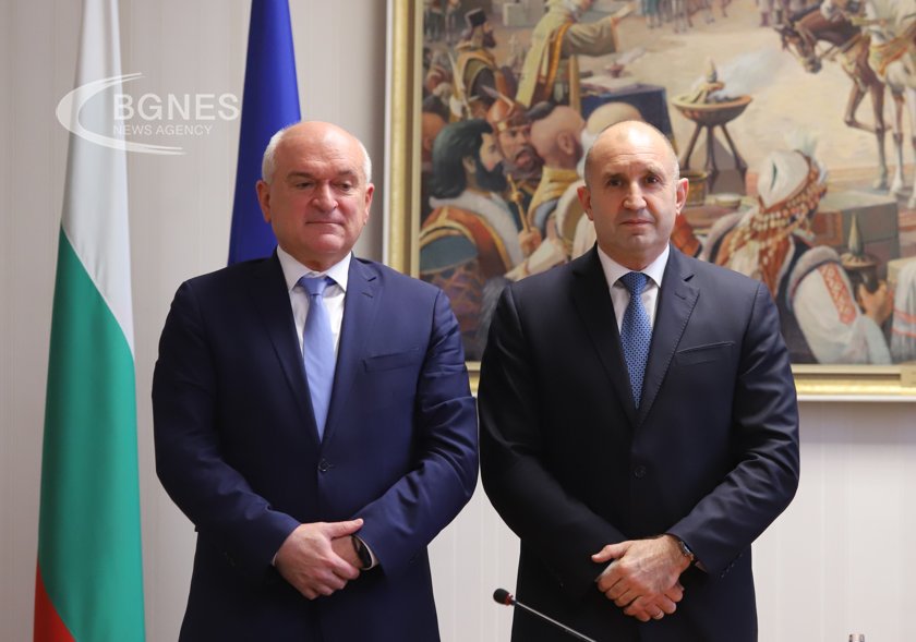 Glavchev and Radev have a final meeting before issuing a decree for foreign minister