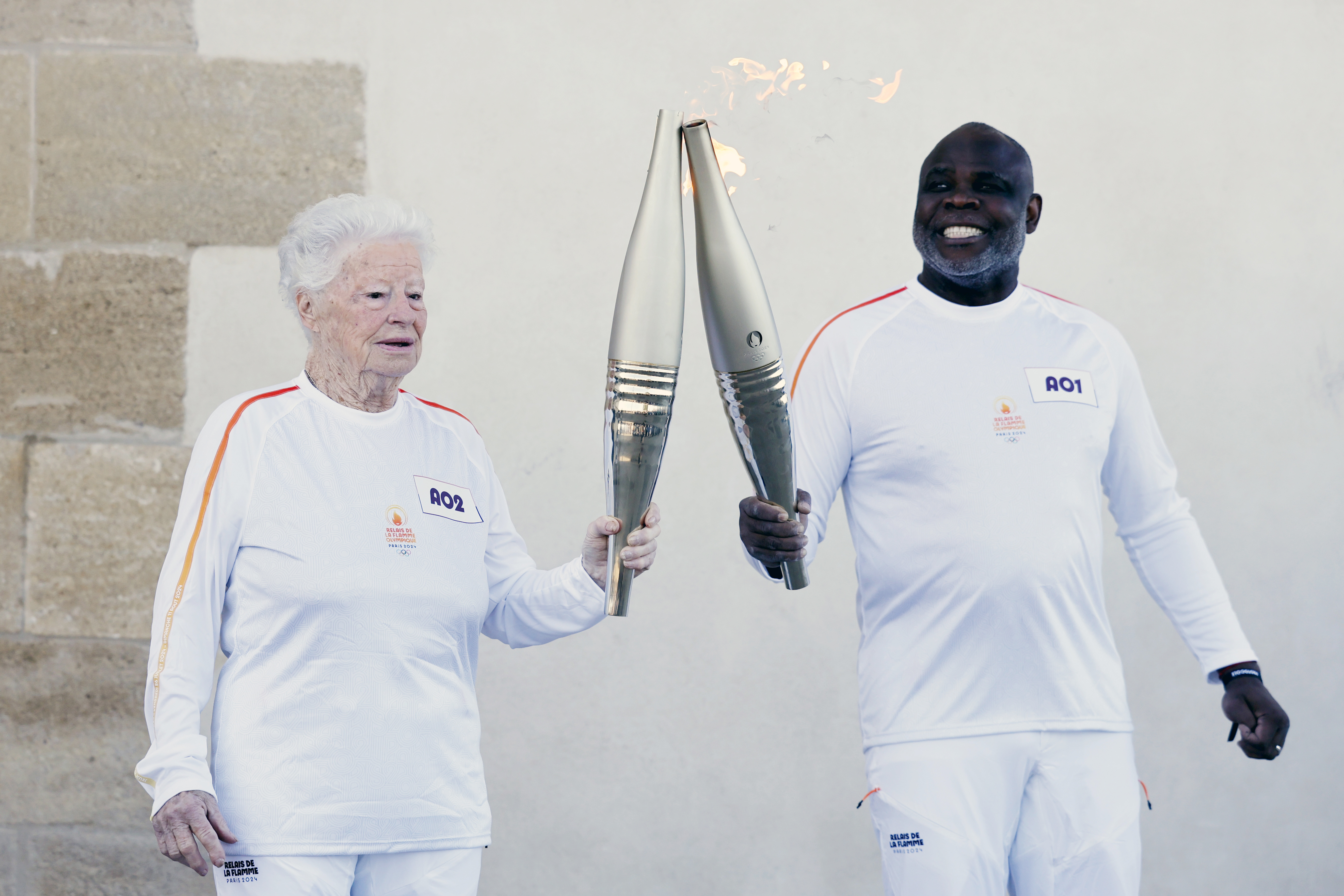 Olympic flame takes off on French soil from Marseille