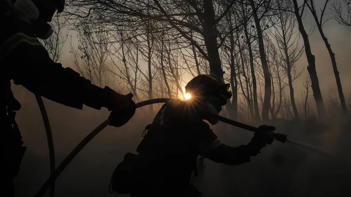 Greece is fighting dozens of forest fires in the most difficult days of the year