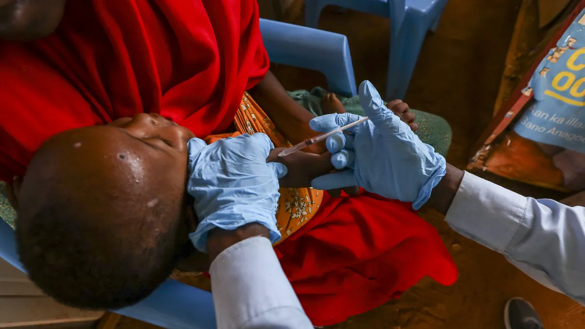 The UN is concerned about immunization rates among children