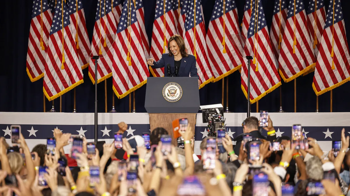 Harris leads Trump 44% to 42%