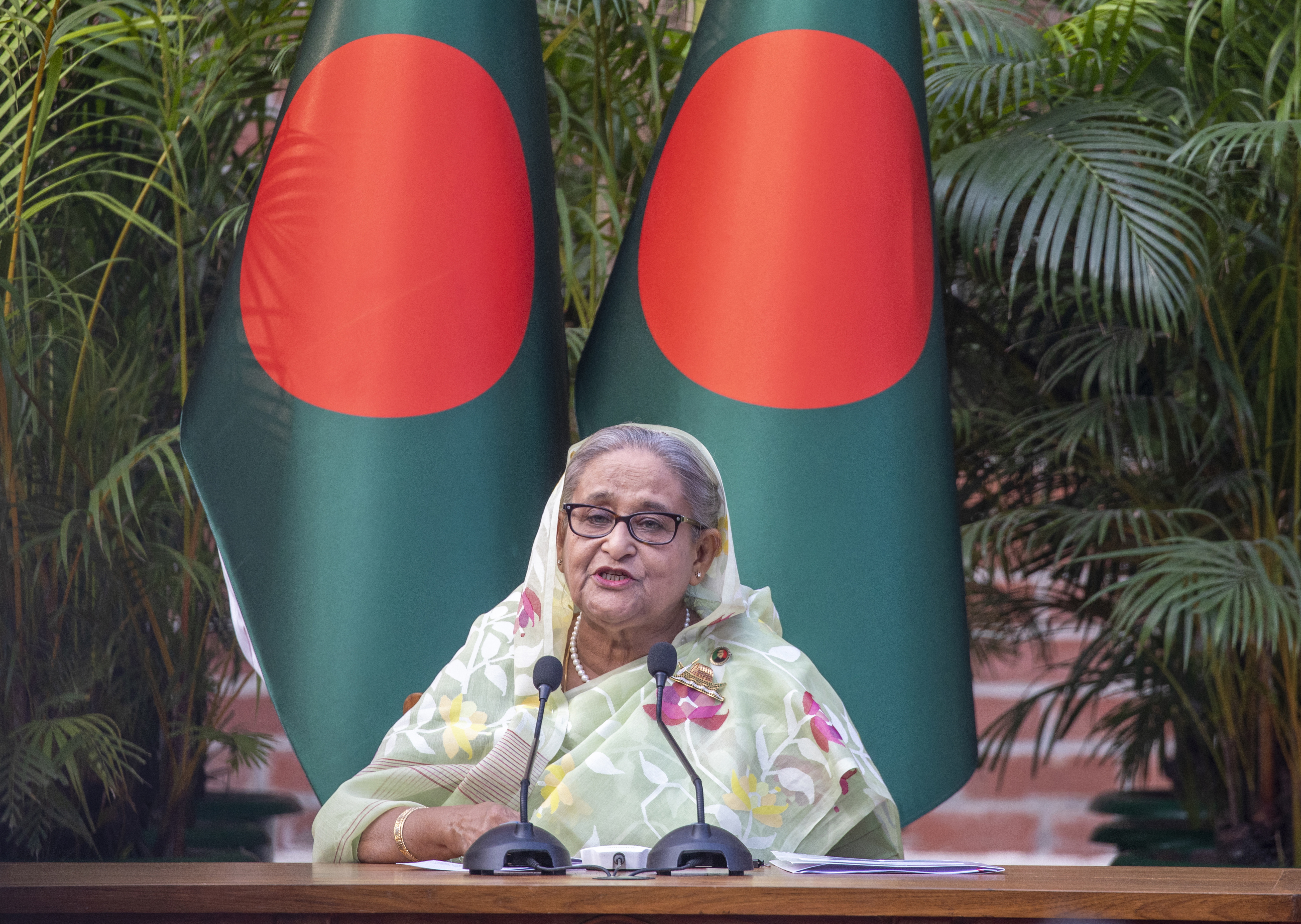 Bangladesh's prime minister has fled the country after a month of bloody protests