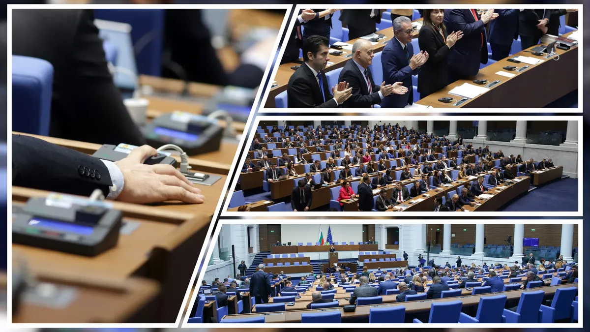 Gorica Kozhareva takes the oath on Tuesday at an extraordinary session of the National Assembly