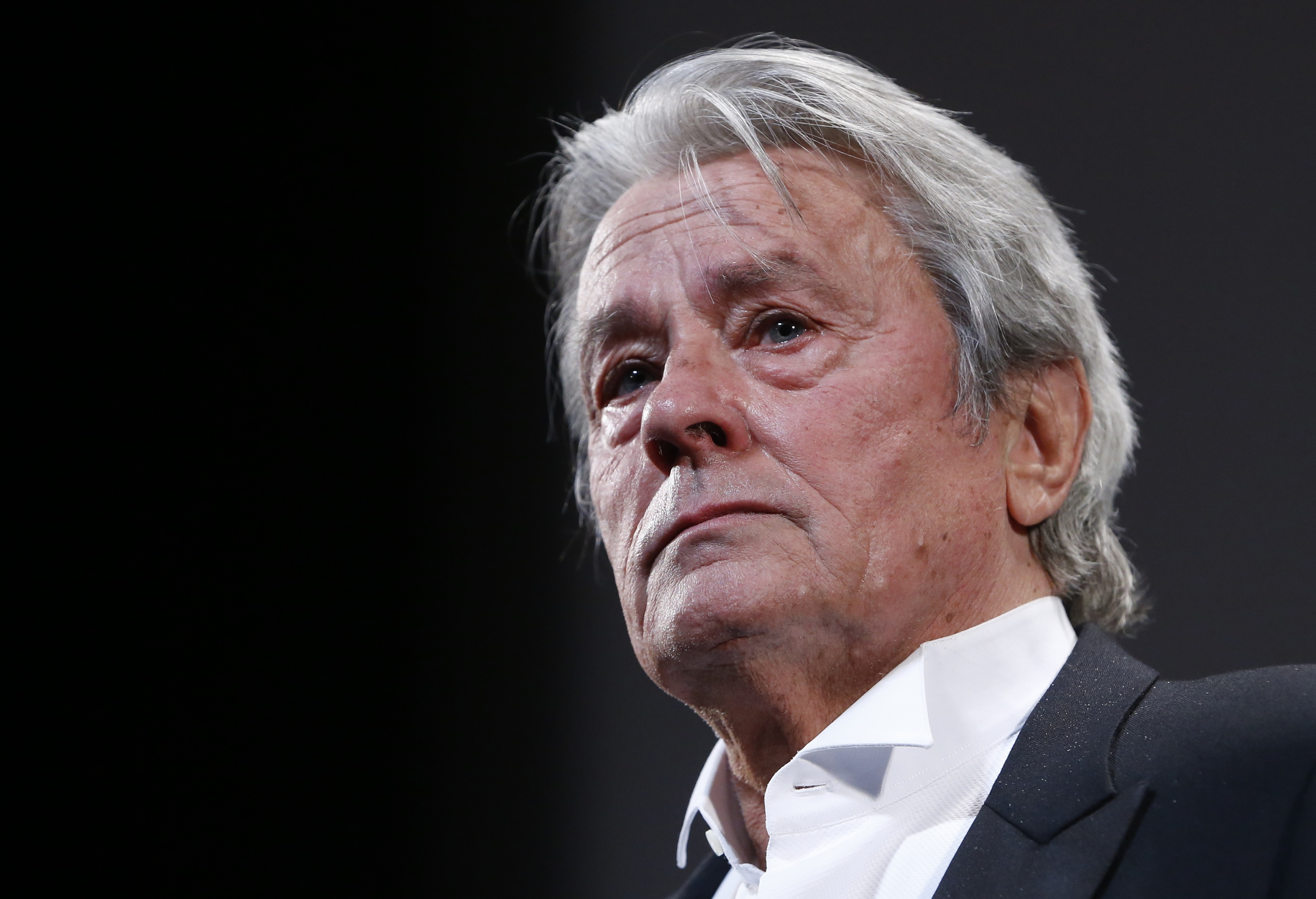 Alain Delon was buried today