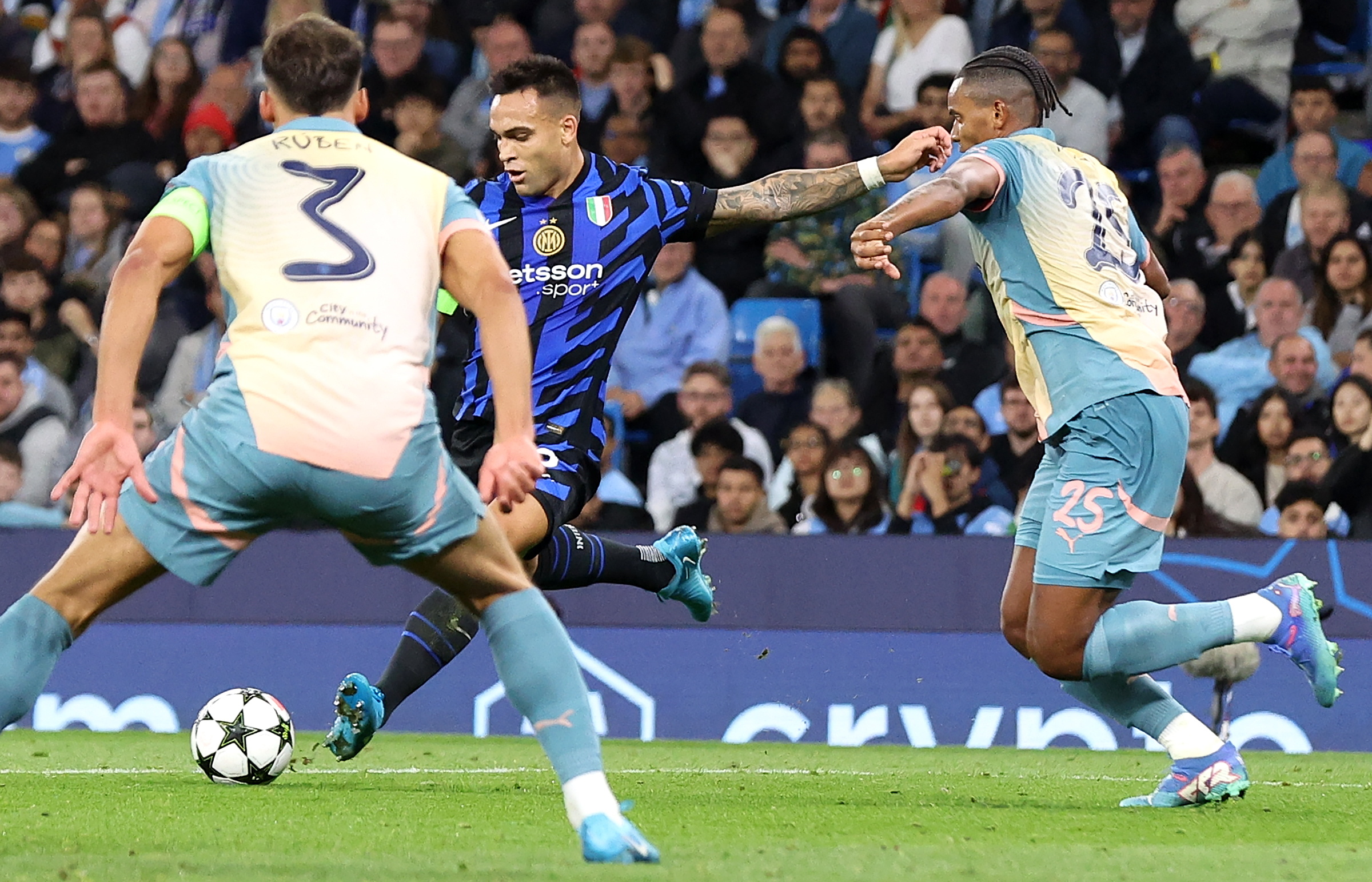 Manchester City and Inter shared the points at Etihad