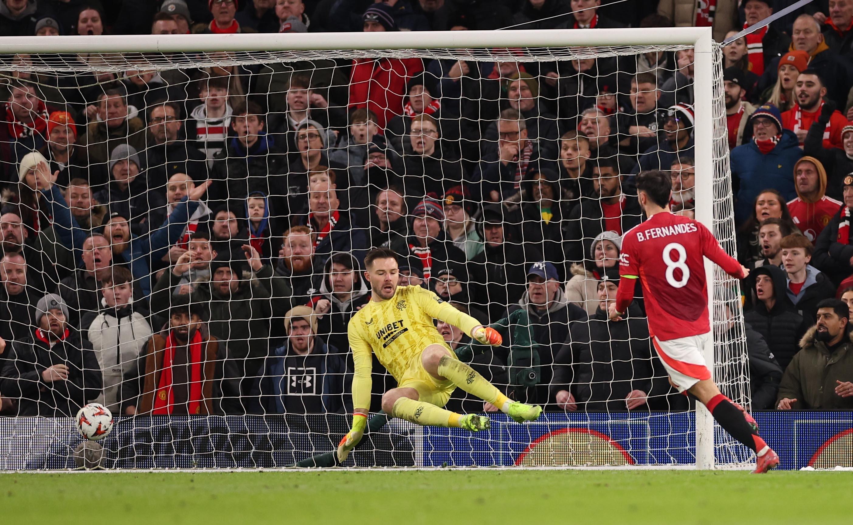 Manchester United beat Rangers in the end and are close to the last 16 in the Europa League