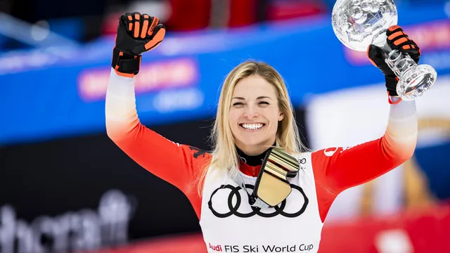 Sensational Gut-Behrami grabs a record sixth Super-G Crystal Globe