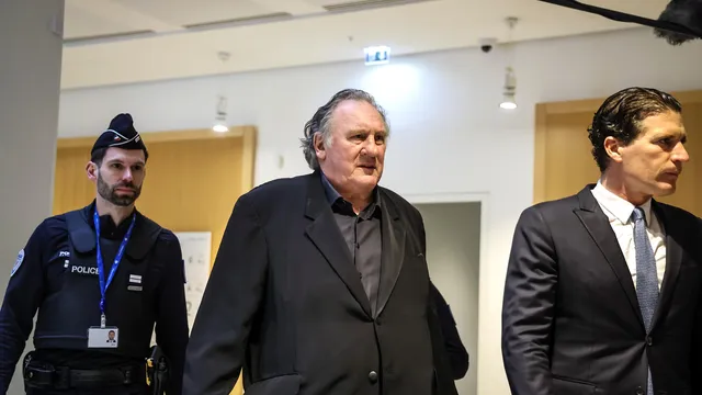 Depardieu arrives at Paris court for sexual assault trial