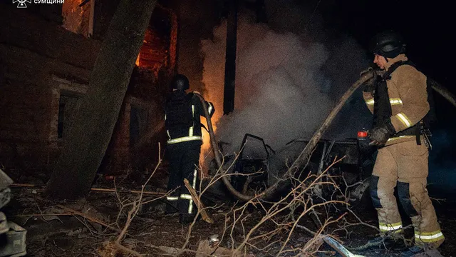 Russian strike on Ukrainian town of Sumi injures 65 people, including 14 children 