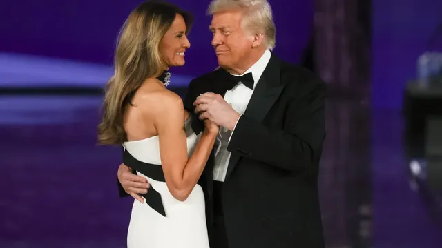 Melania Trump's bridal gown put up for sale online