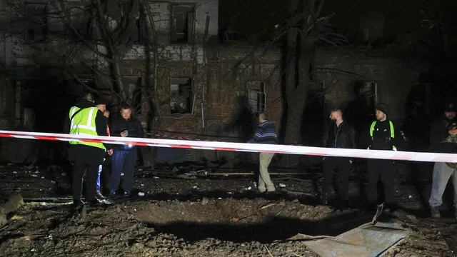 Ukraine accuses Russia of war crime over strike on military hospital
