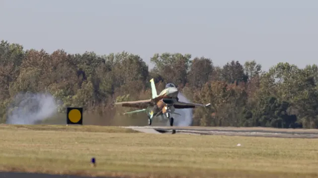 F-16 fighter jets become part of the Bulgarian army for the first time 