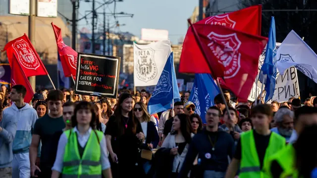 Serbian students announce the conditions for an expert government