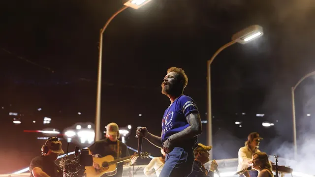 Post Malone closed Sunday's day at Coachella