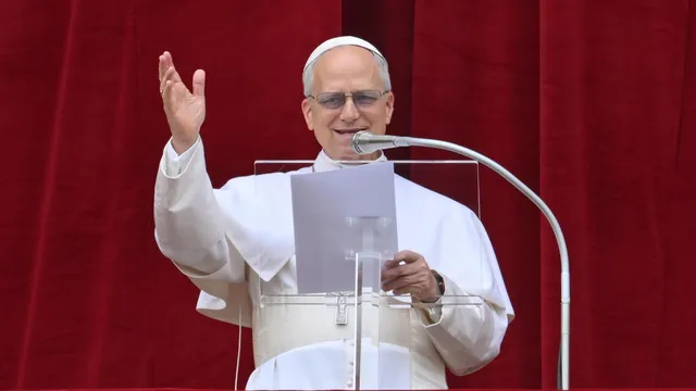 Pope Leo XIV calls for peace during his prayer at St. Peter's