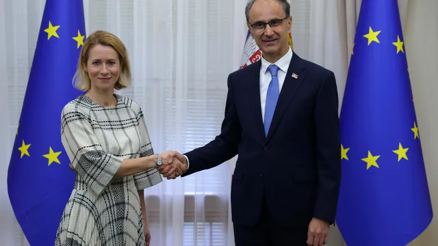 Kallas: I have a message for the Serbian authorities - implement the reforms, set the strategic direction