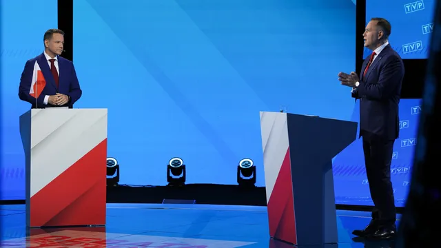 Polish presidential candidates in final debate before second round of elections