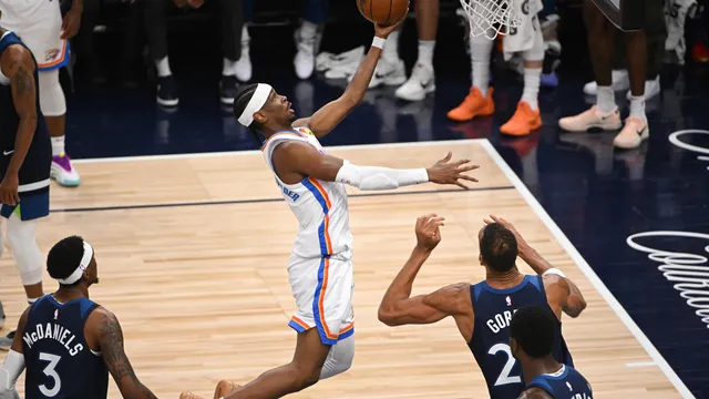 MVP Gilgeous-Alexander inspires Oklahoma to third win against Minnesota