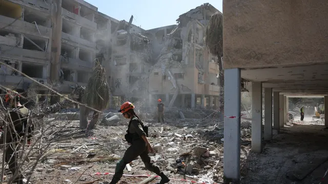 Israeli hospital hit in latest Iran attack, Israel vows to hold Khamenei accountable