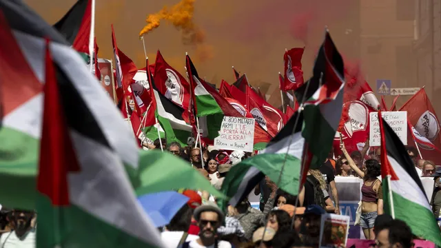 Thousands rally in pro-Palestinian protests across Europe