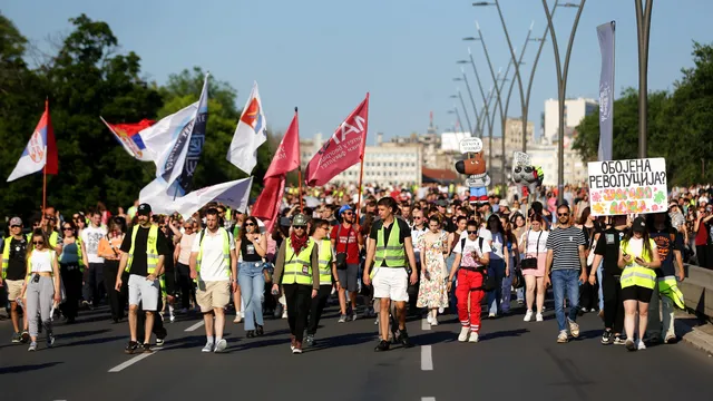 Vidovdan for Vucic's regime, mass protests across Serbia on June 28