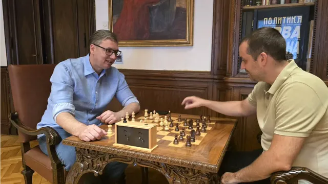 Vučić Plays Chess While Belgrade Boils with Tens of Thousands of Protesters