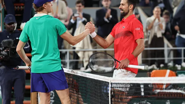 Novak Djokovic - Jannik Sinner in the Wimbledon semi-finals
