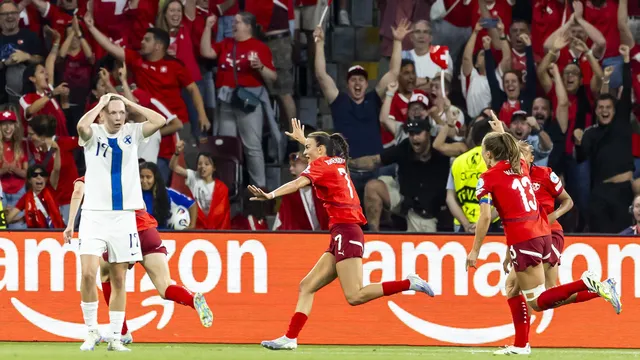Late drama in Geneva as Xhemaili sends Switzerland into first ever European championship quarter-final