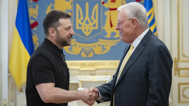 Zelensky holds meeting with U.S. special envoy Kellogg