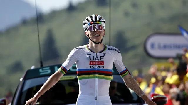 Pogacar back in yellow after winning stage 12 of the Tour