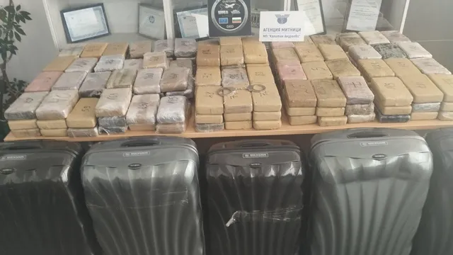 Nearly 206 kg of cocaine seized in the car of a diplomat at Kapitan Andreevo border checkpoint