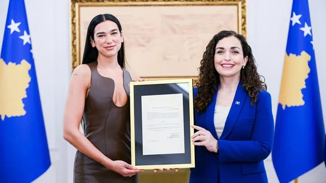 Dua Lipa receives Kosovo citizenship
