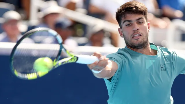 Carlos Alcaraz reached the 1/8 finals in Cincinnati