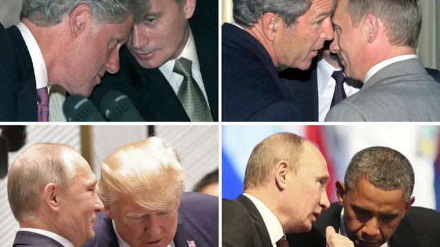 From Clinton to Trump: 25 Years of Meetings Between Putin and US Presidents