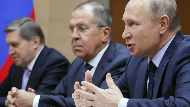 Lavrov and foreign policy adviser Ushakov will join Putin for talks with Trump
